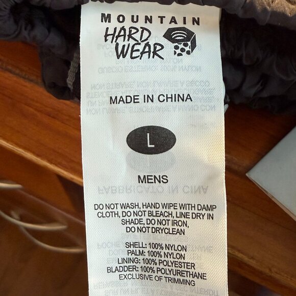 Mountain Hardwear Plasmic Lite Outdry Glove Unisex Men's Large Black Outdoor - Picture 6 of 6